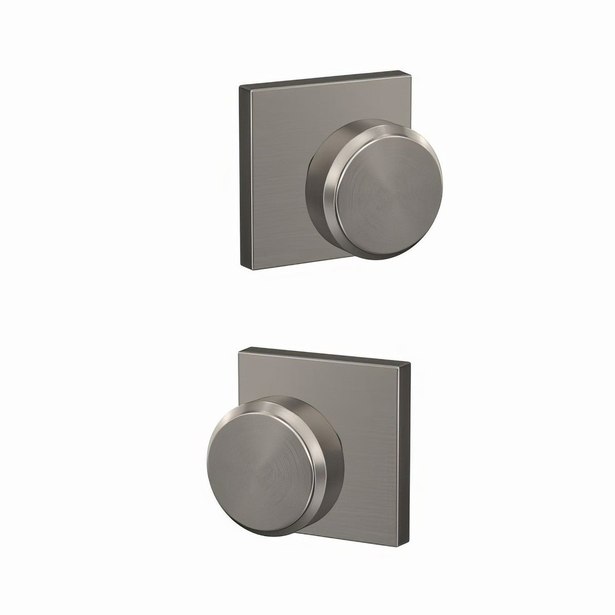 Schlage FC172BWE619COL satin nickel dummy door knob