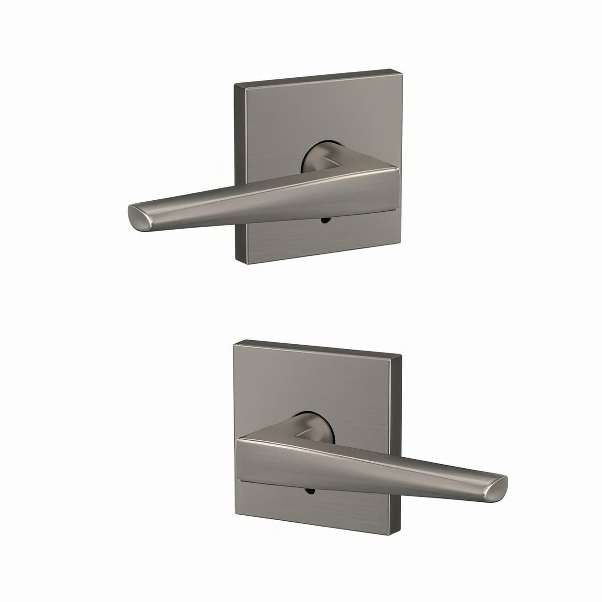 Schlage FC172ELR619COL satin nickel dummy door lever