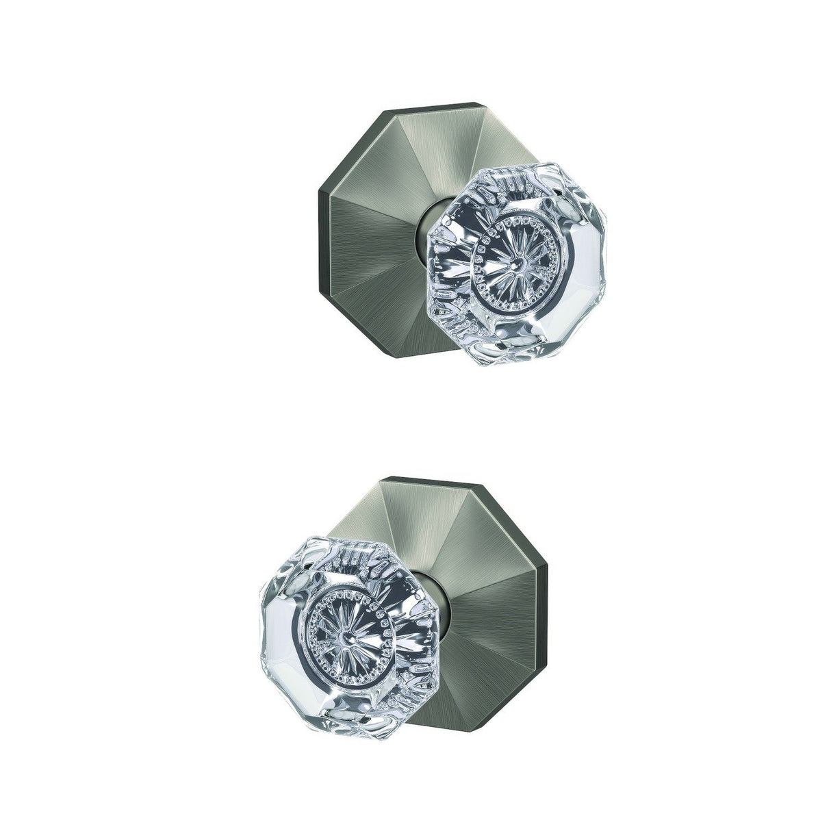 Schlage FC21ALX619RWD satin nickel passage & privacy door knob
