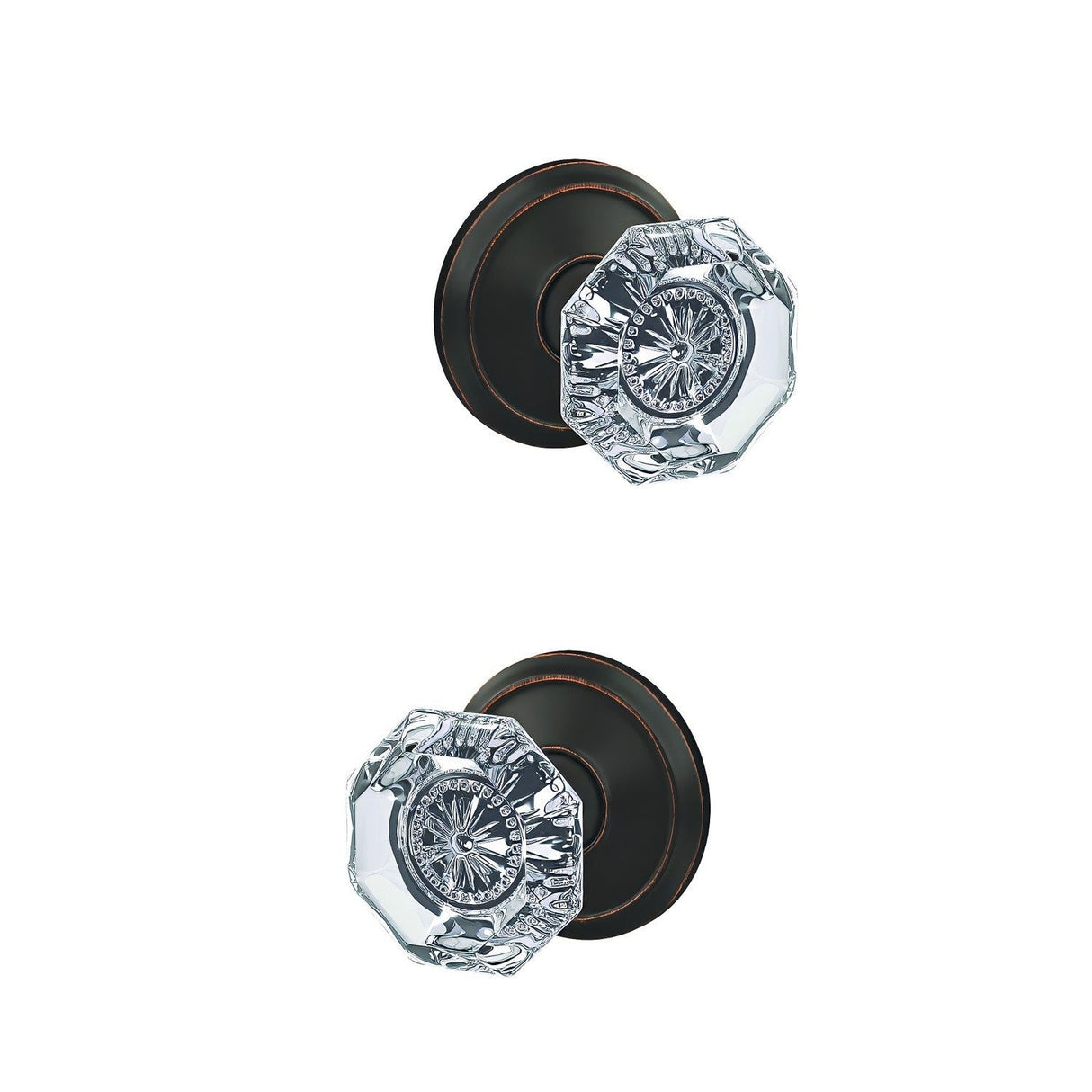 Schlage FC21ALX716ALD aged bronze passage & privacy door knob