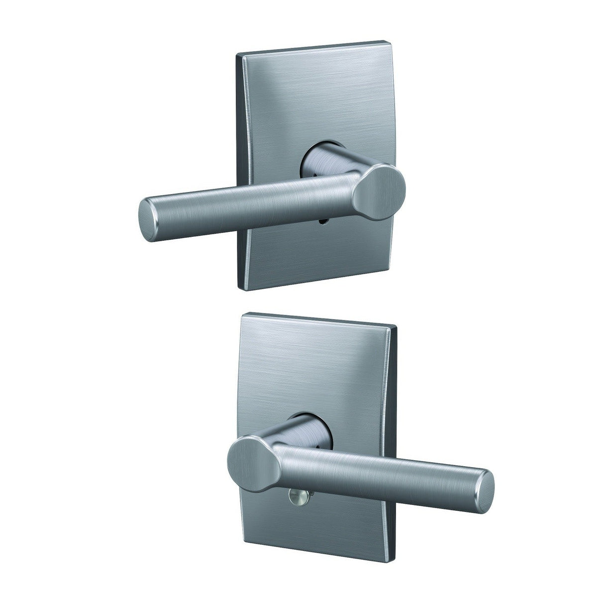 Schlage FC21BRW626CEN satin chrome passage & privacy door lever