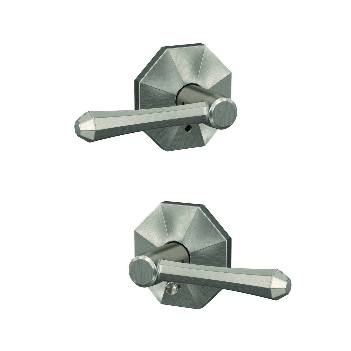 Schlage FC21DMP619RWD satin nickel passage & privacy door lever