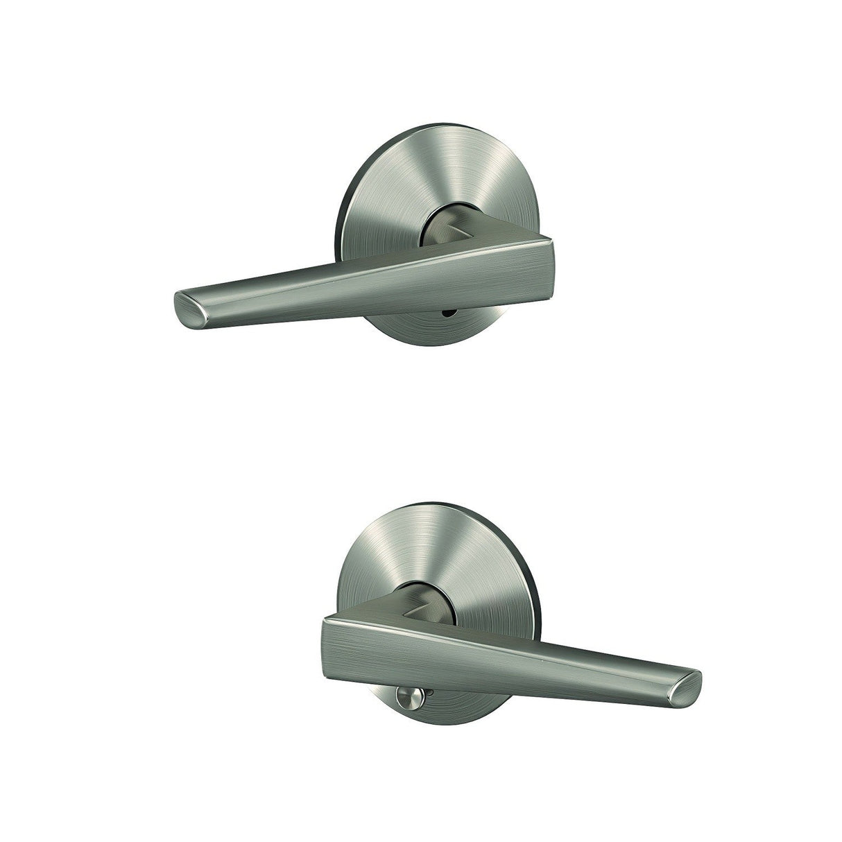 Schlage FC21ELR619KIN satin nickel passage & privacy door lever