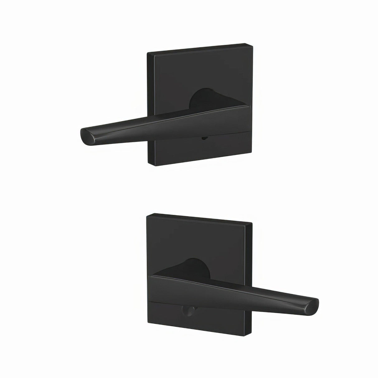 Schlage FC21ELR622COL matte black privacy & passage door lever