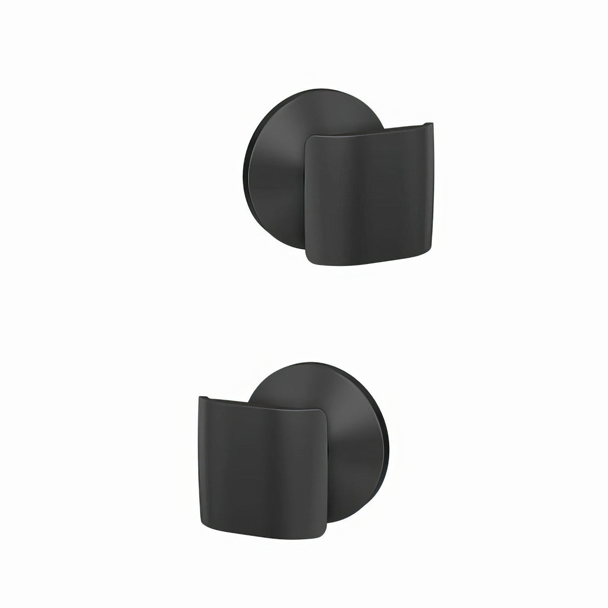Schlage FC21GAN622KIN matte black passage & privacy door knob