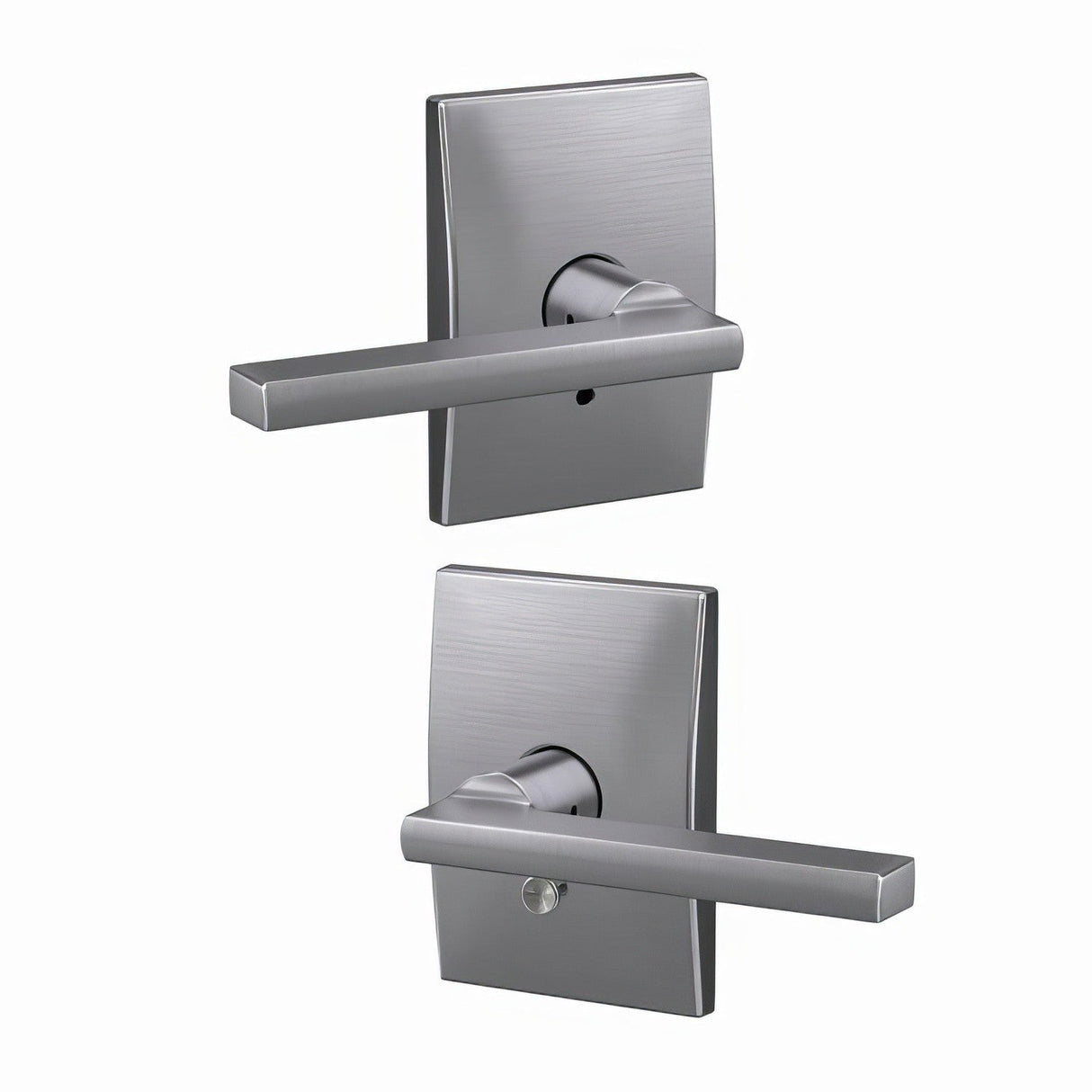 Schlage FC21LAT626CEN satin chrome passage & privacy door lever