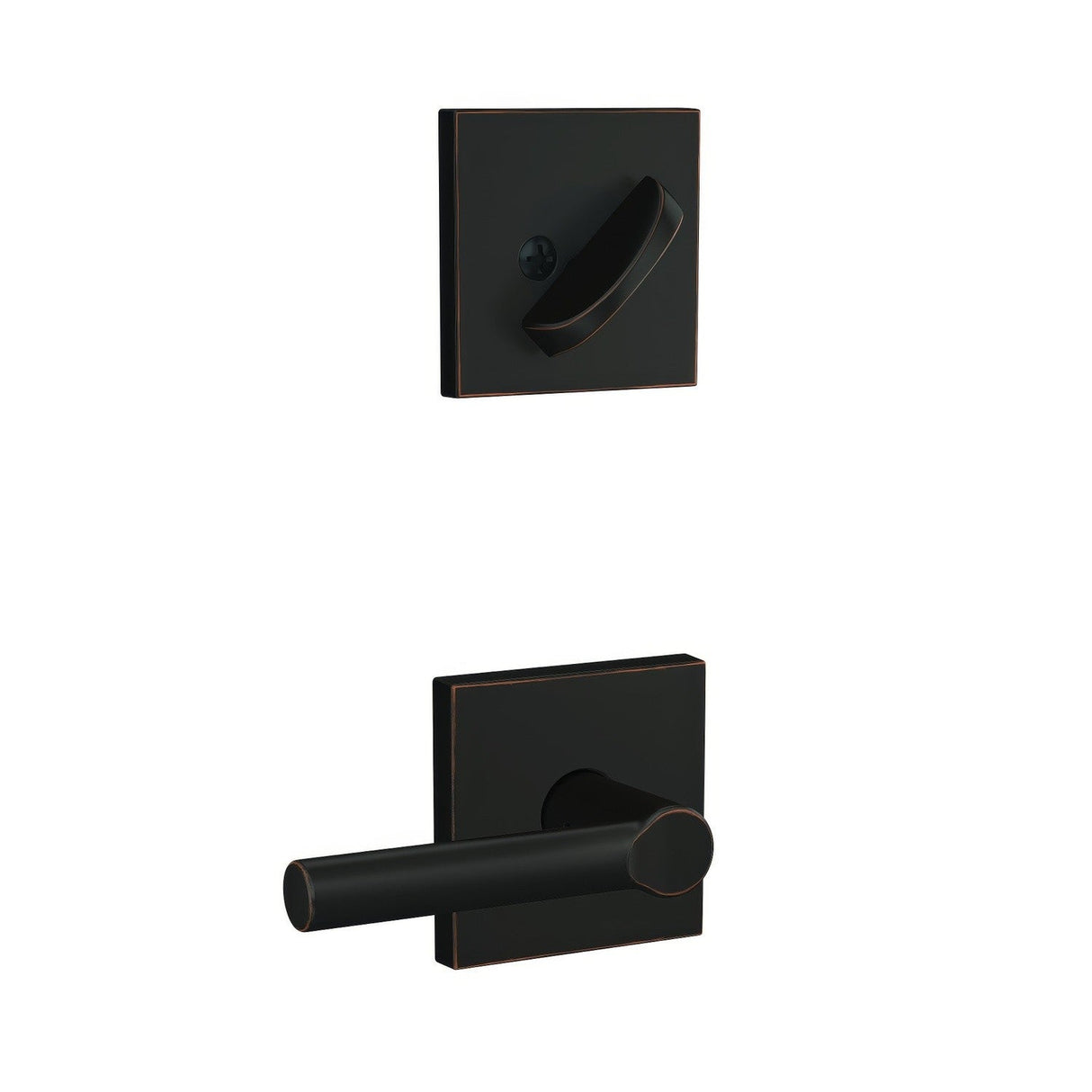 Schlage FC59BRW716COL aged bronze interior active trim