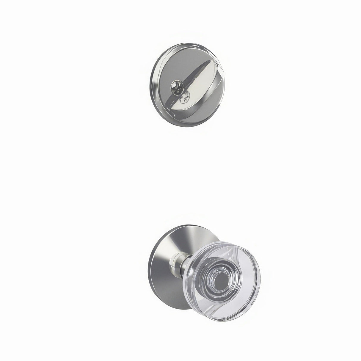 Schlage FC59DAW625KIN bright chrome interior active trim