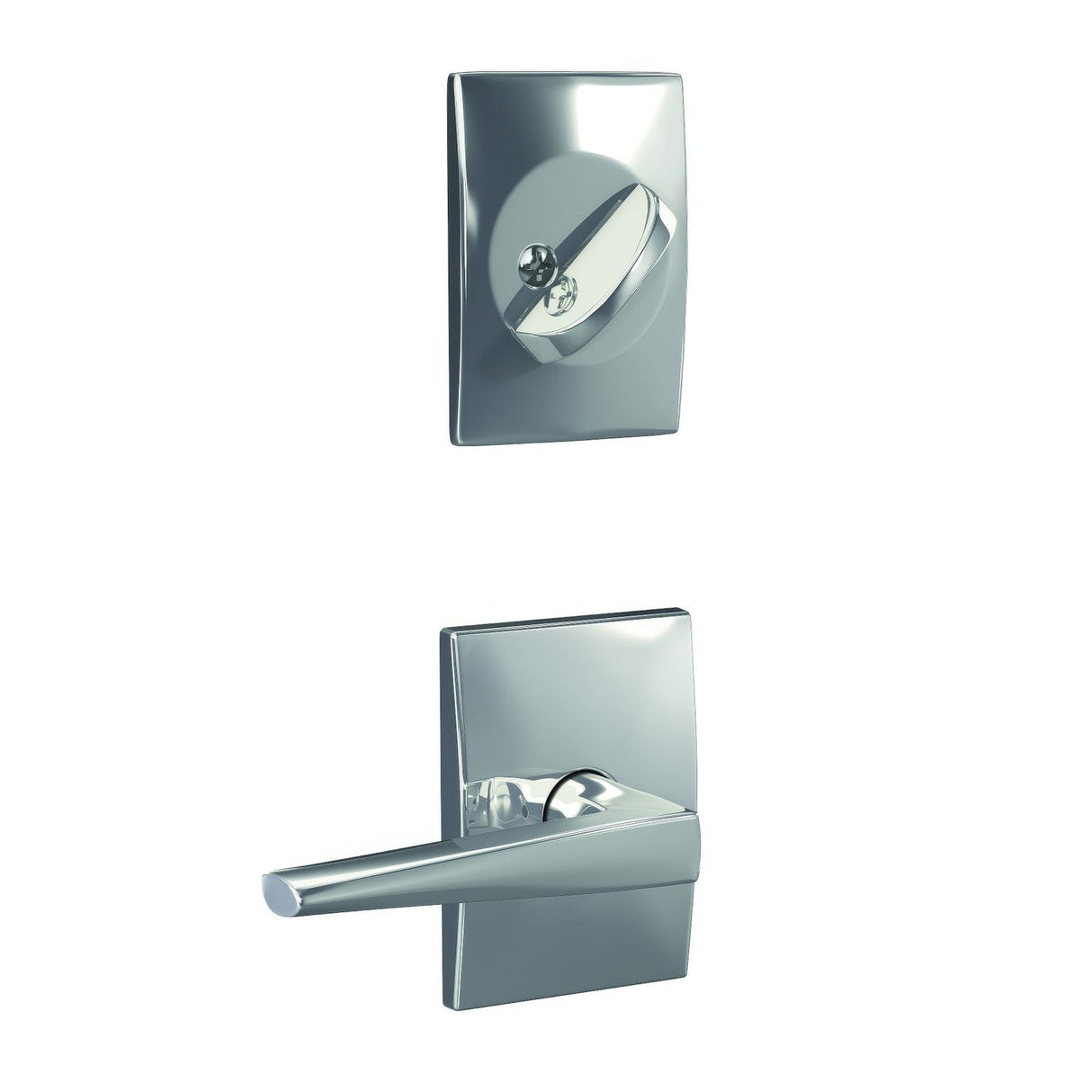 Schlage FC59ELR625CEN bright chrome interior active trim