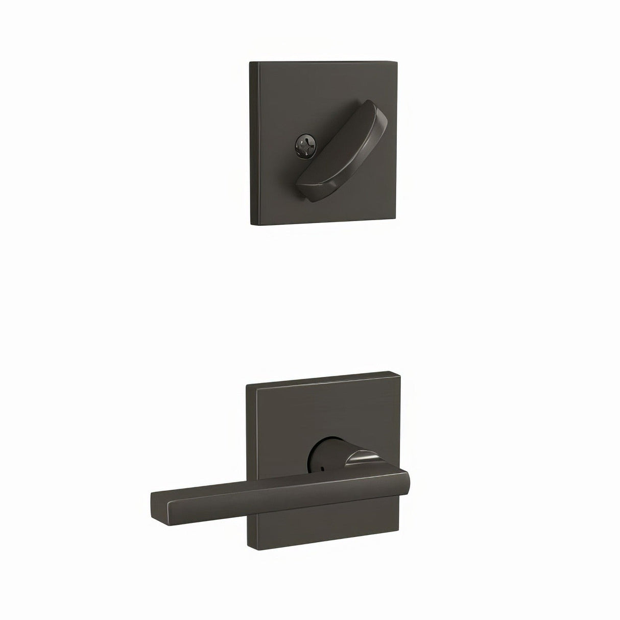 Schlage FC59LAT530COL black stainless interior active trim