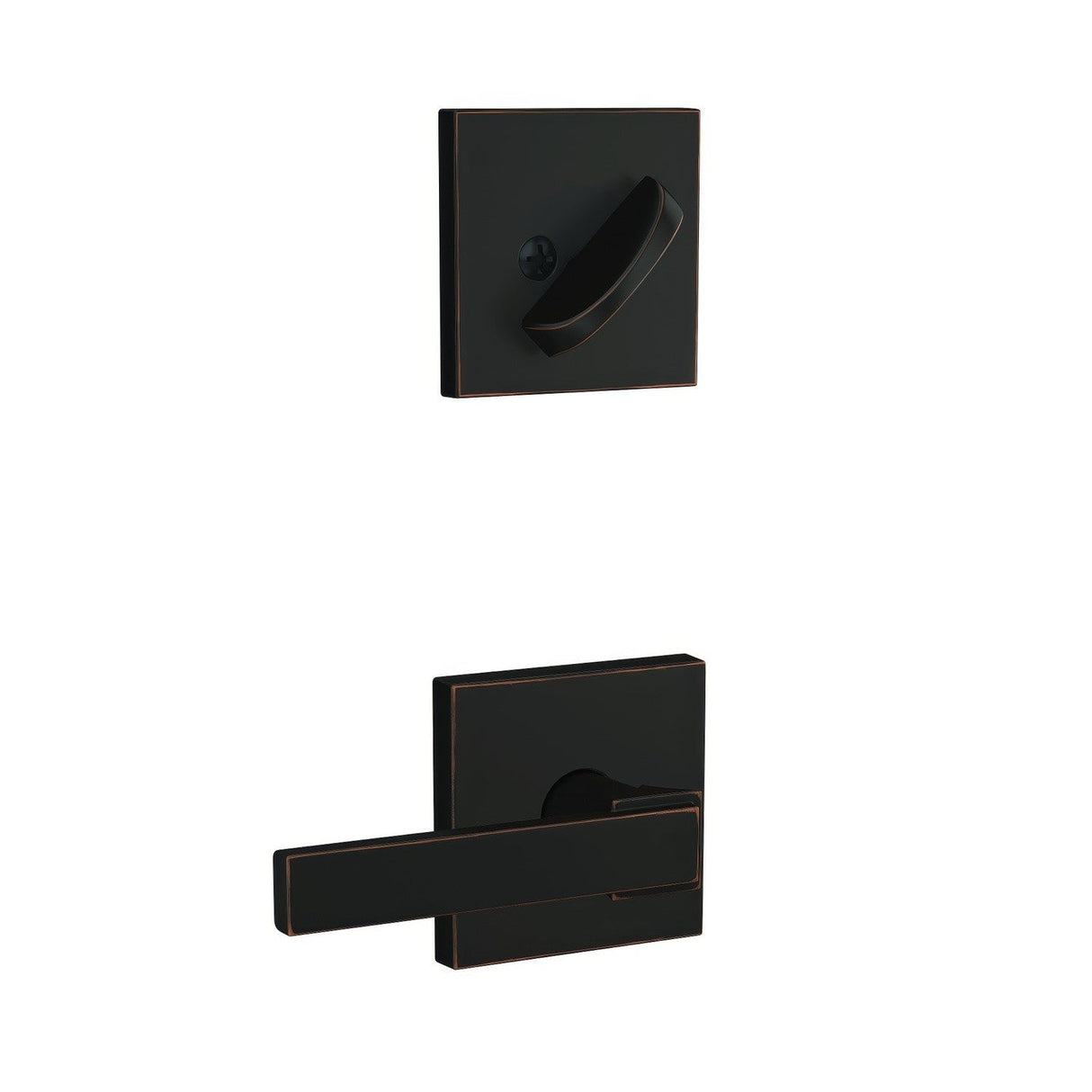 Schlage FC59NBK716COL aged bronze interior active trim