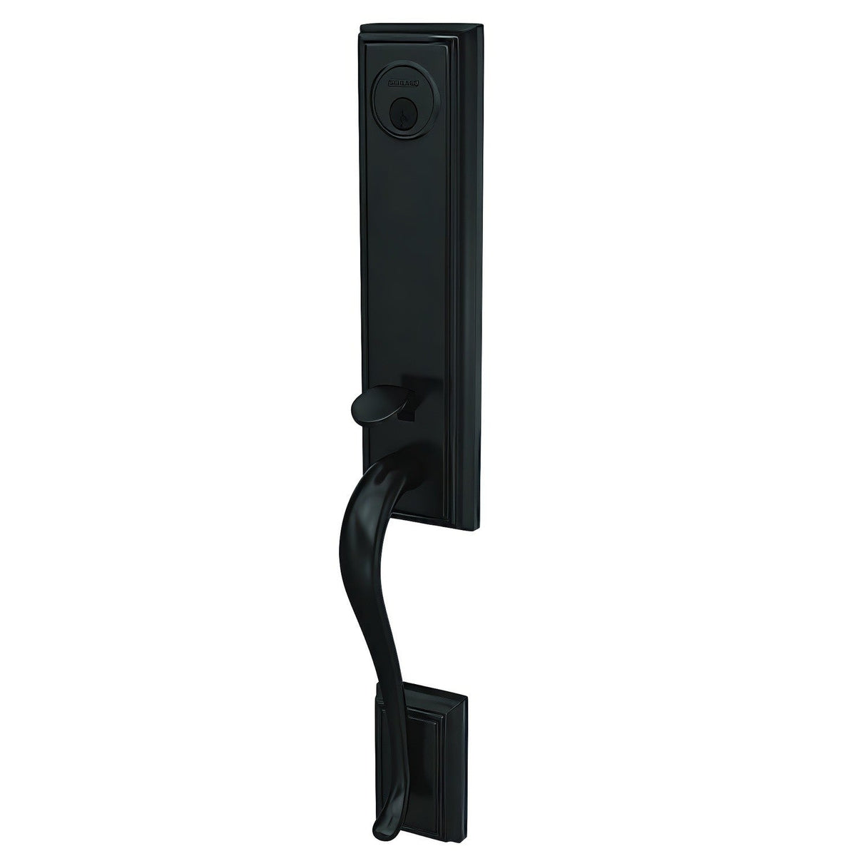 Schlage FCT92ADD622 matte black dummy handleset