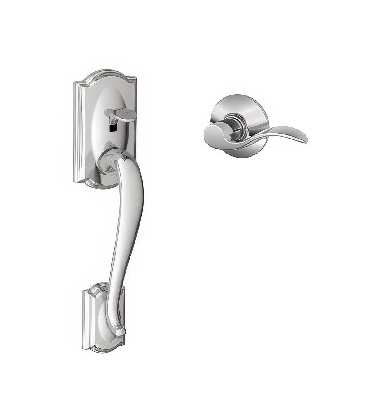 Schlage FE285CAM625ACCLH Electronic Security electronic keypad lower half handleset, additional view