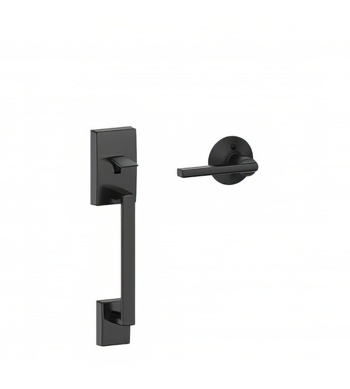 Schlage FE285CEN622LAT matt black electronic keypad lower half handleset