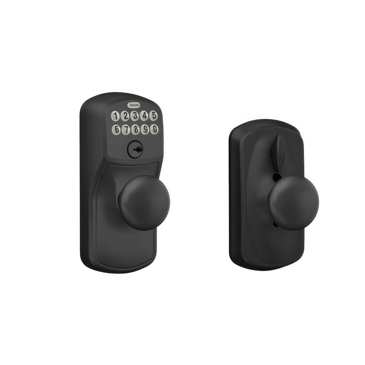 Schlage FE595PLY622PLY Electronic Security keypad entry door knob, additional view