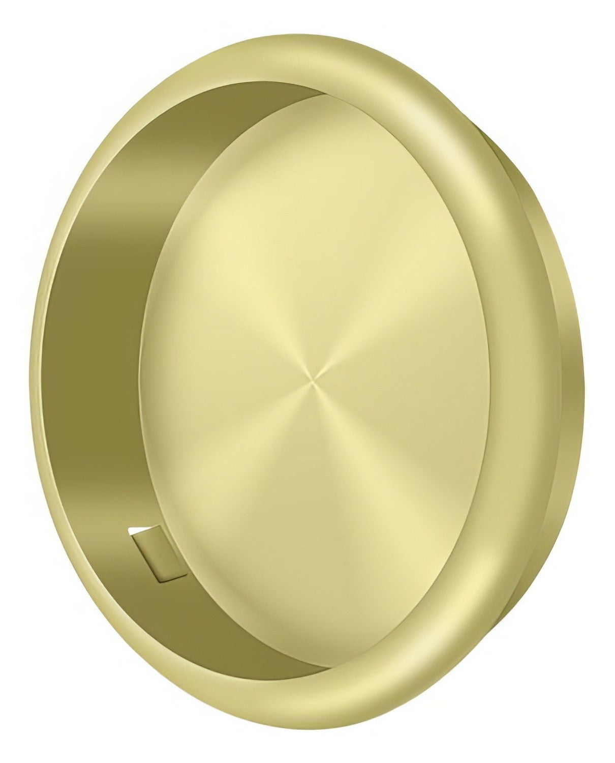 Deltana FP221RU3 polished brass flush pull