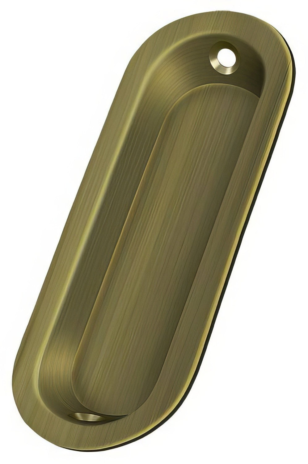 Deltana FP223U5 antique brass flush pull