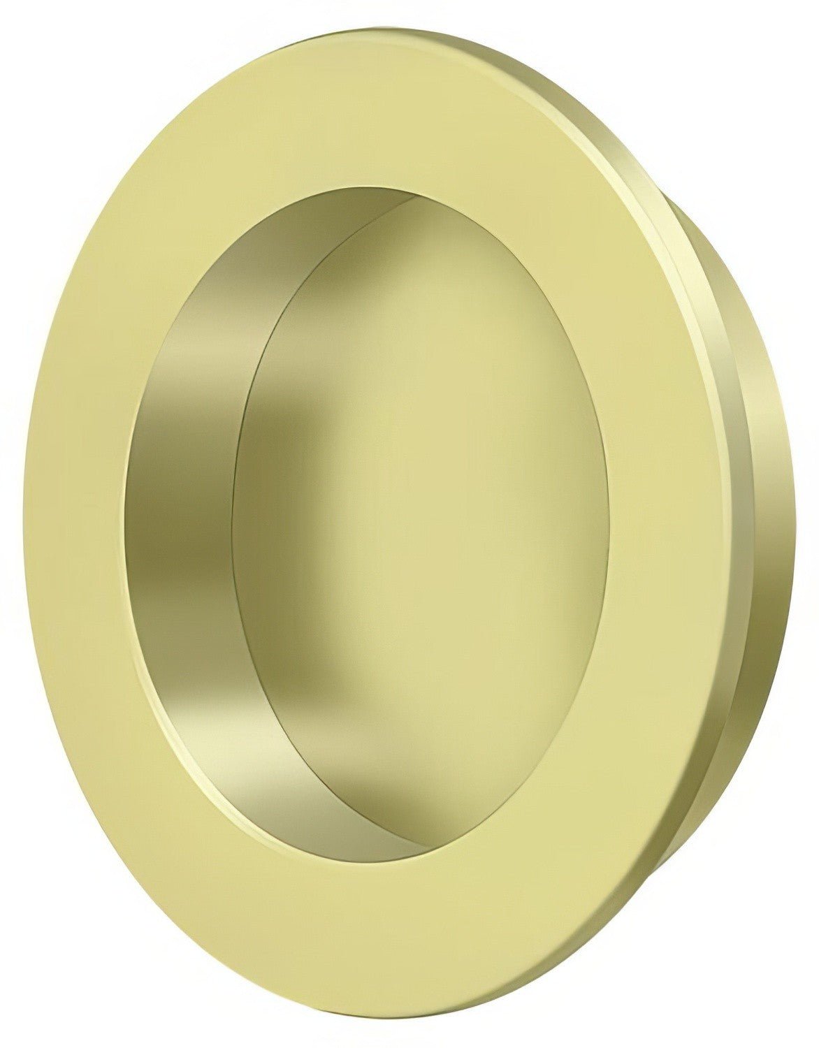 Deltana FP238U3 bright brass flush pull