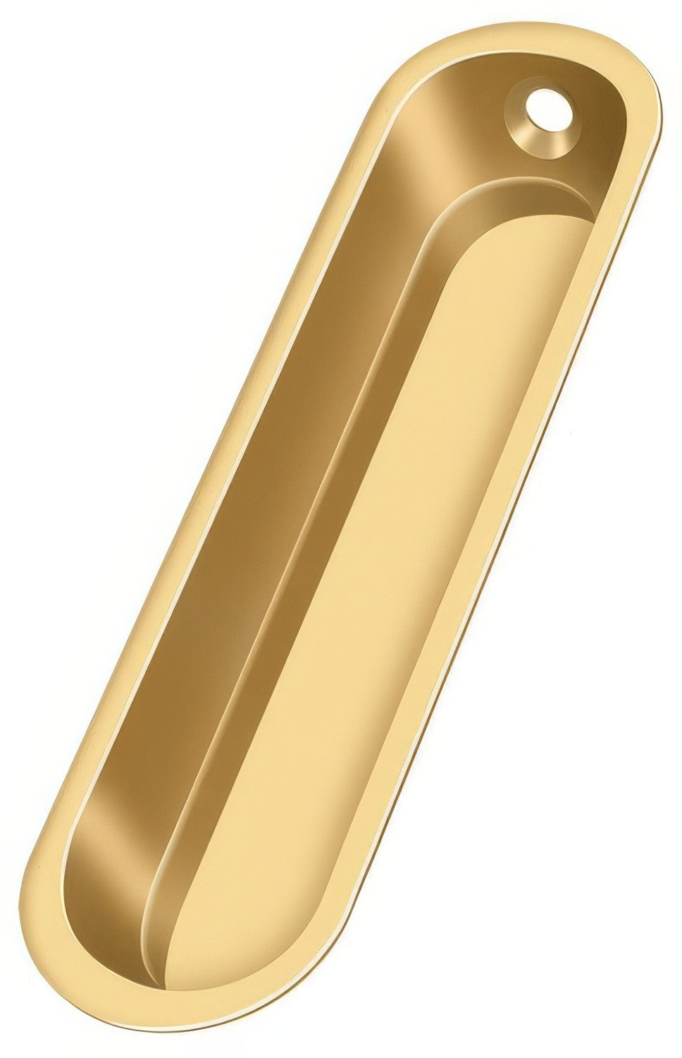 Deltana FP828CR003 lifetime polished brass flush pull
