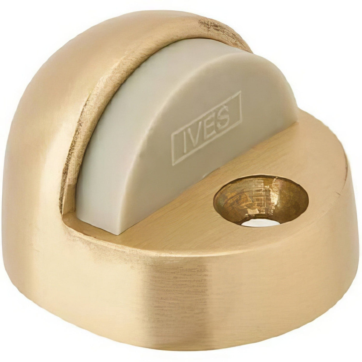 Ives FS4384 satin brass floor door stop