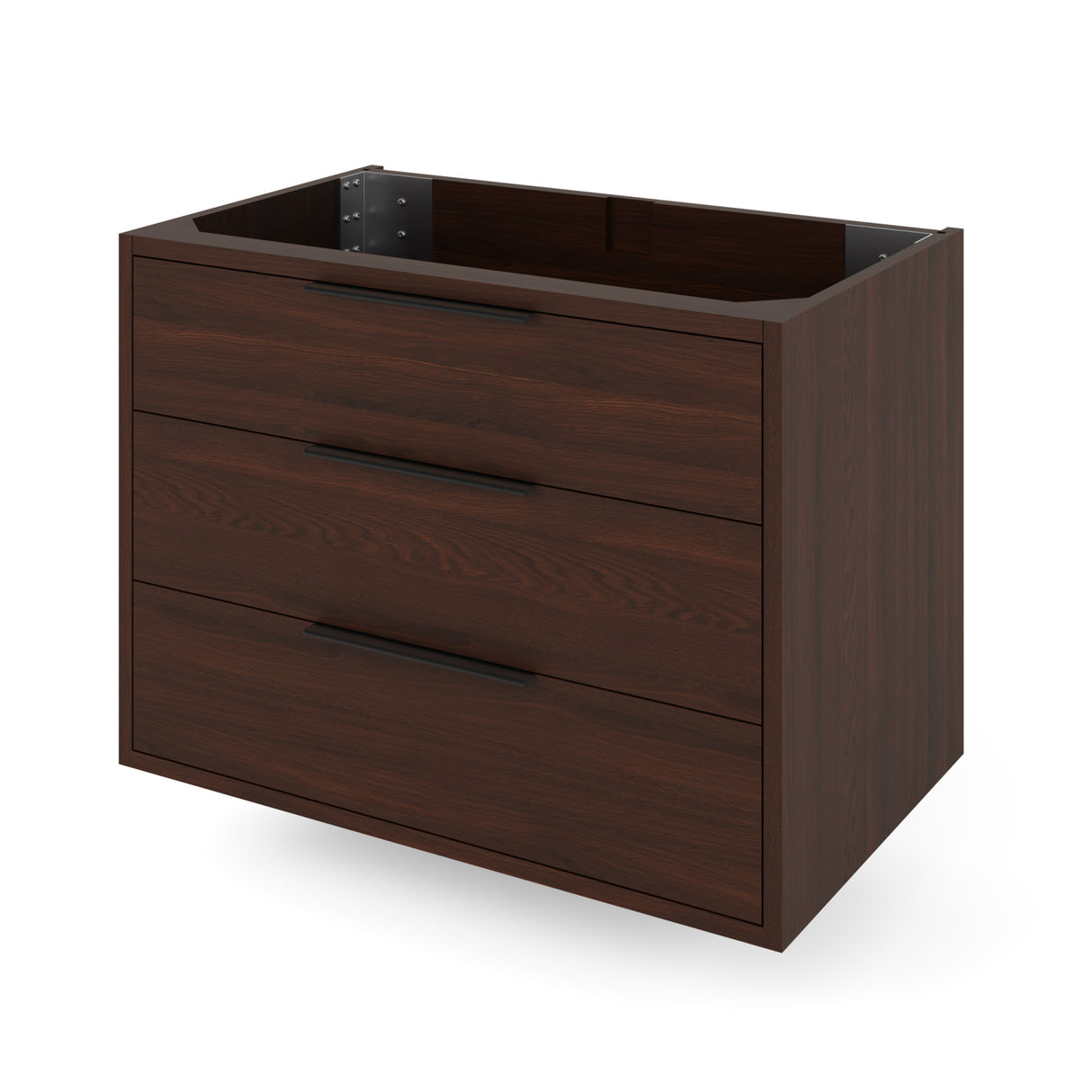 Jeffrey Alexander Gardner 31" Dark Walnut Single Sink Bathroom Vanity with White Resin Top - Single-Hole Faucet Top - VKGAR30DWWDDWRE product image 3