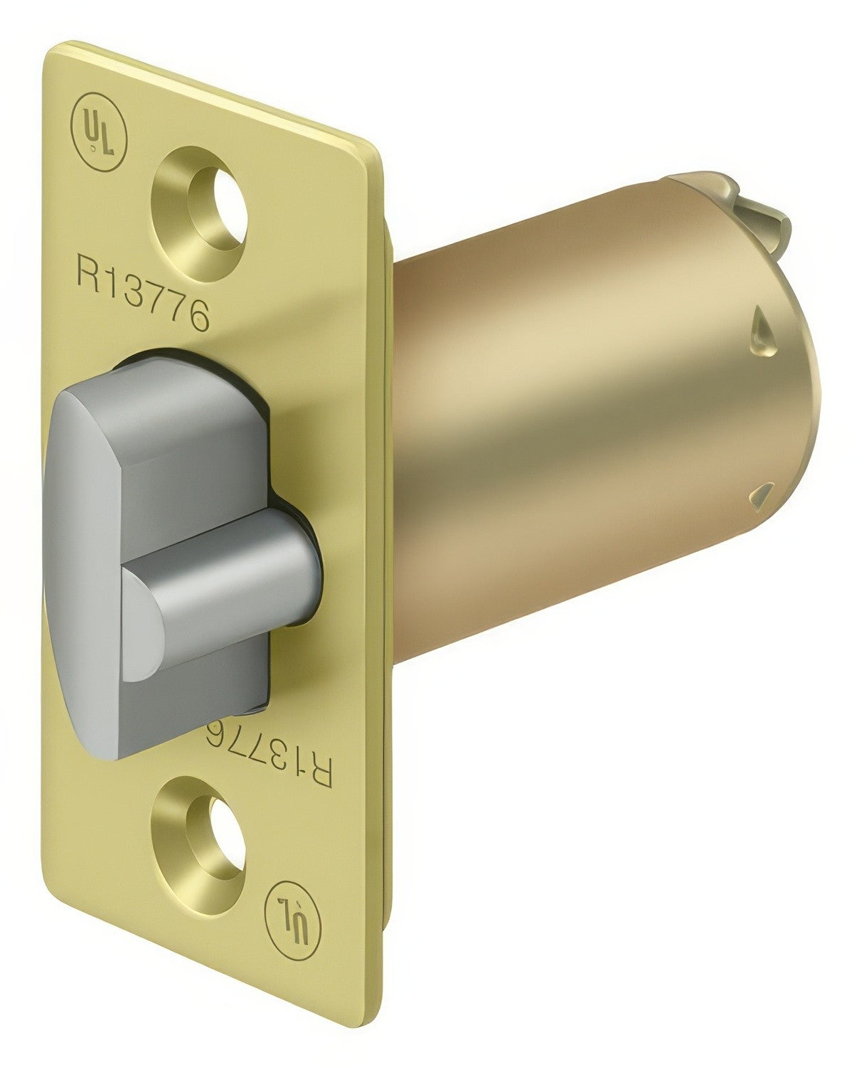 Deltana G1RLE275U3 polished brass door latch