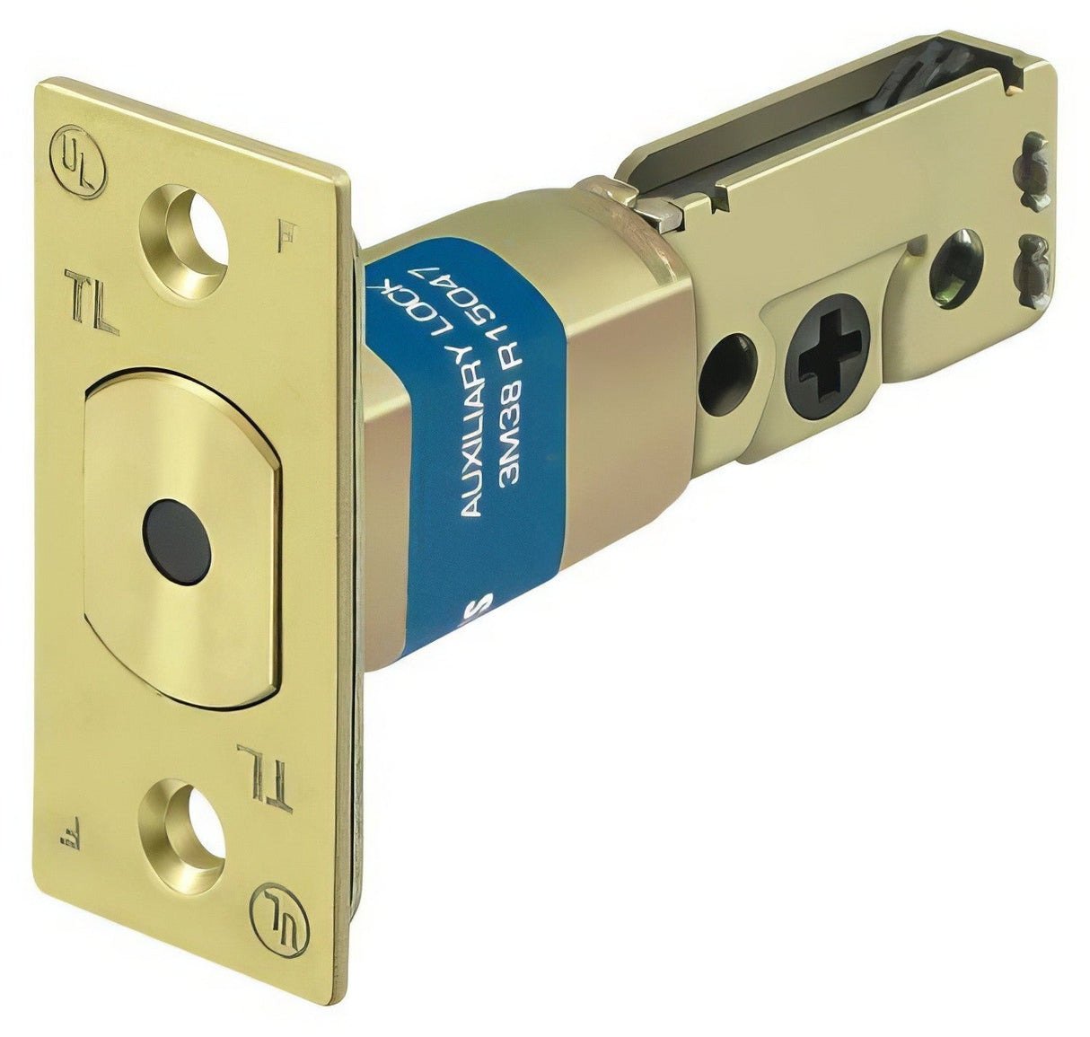 Deltana G2RLDBU3 polished brass door latch