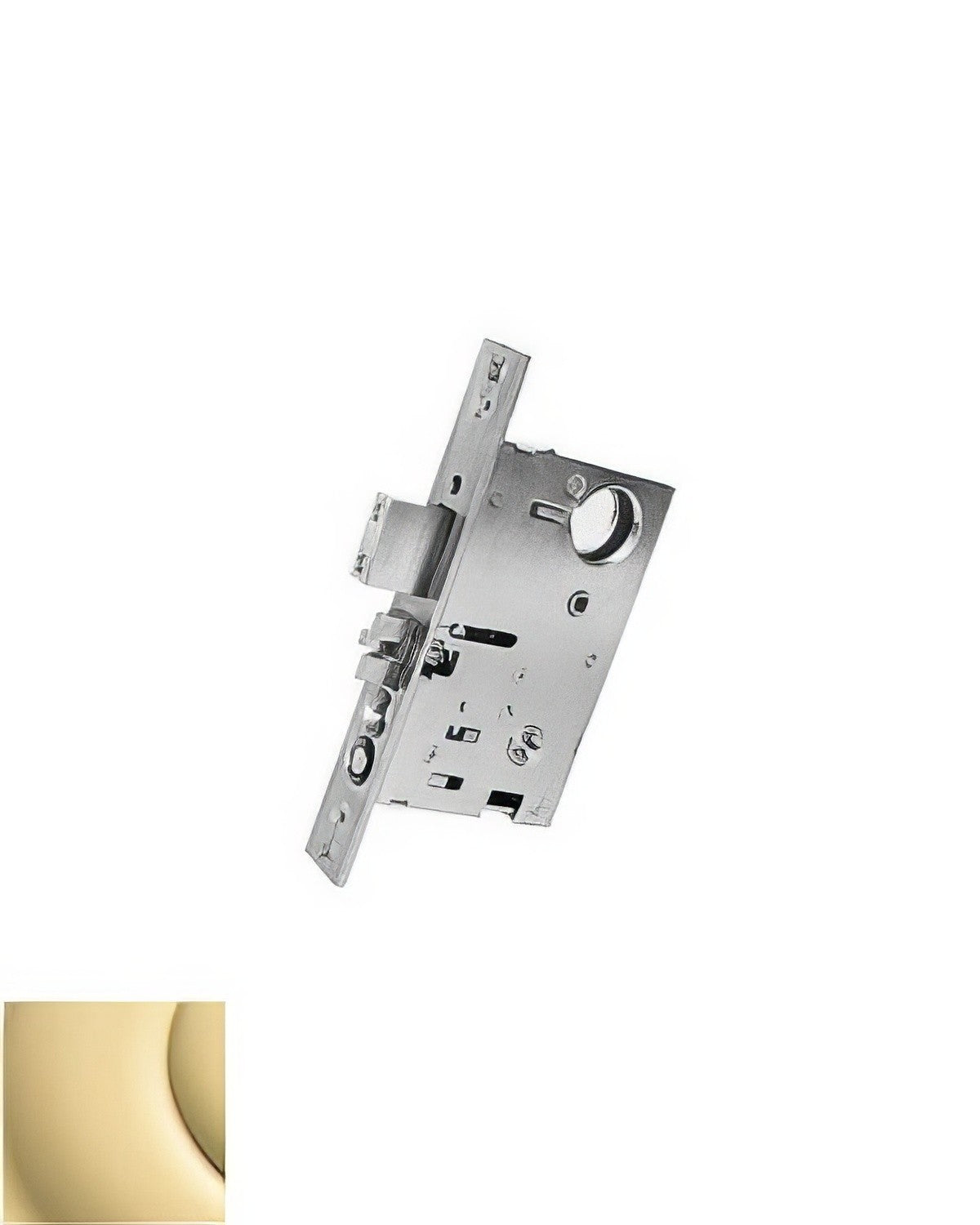 Baldwin G6310031LRLS non lacquered brass storeroom mortise lock