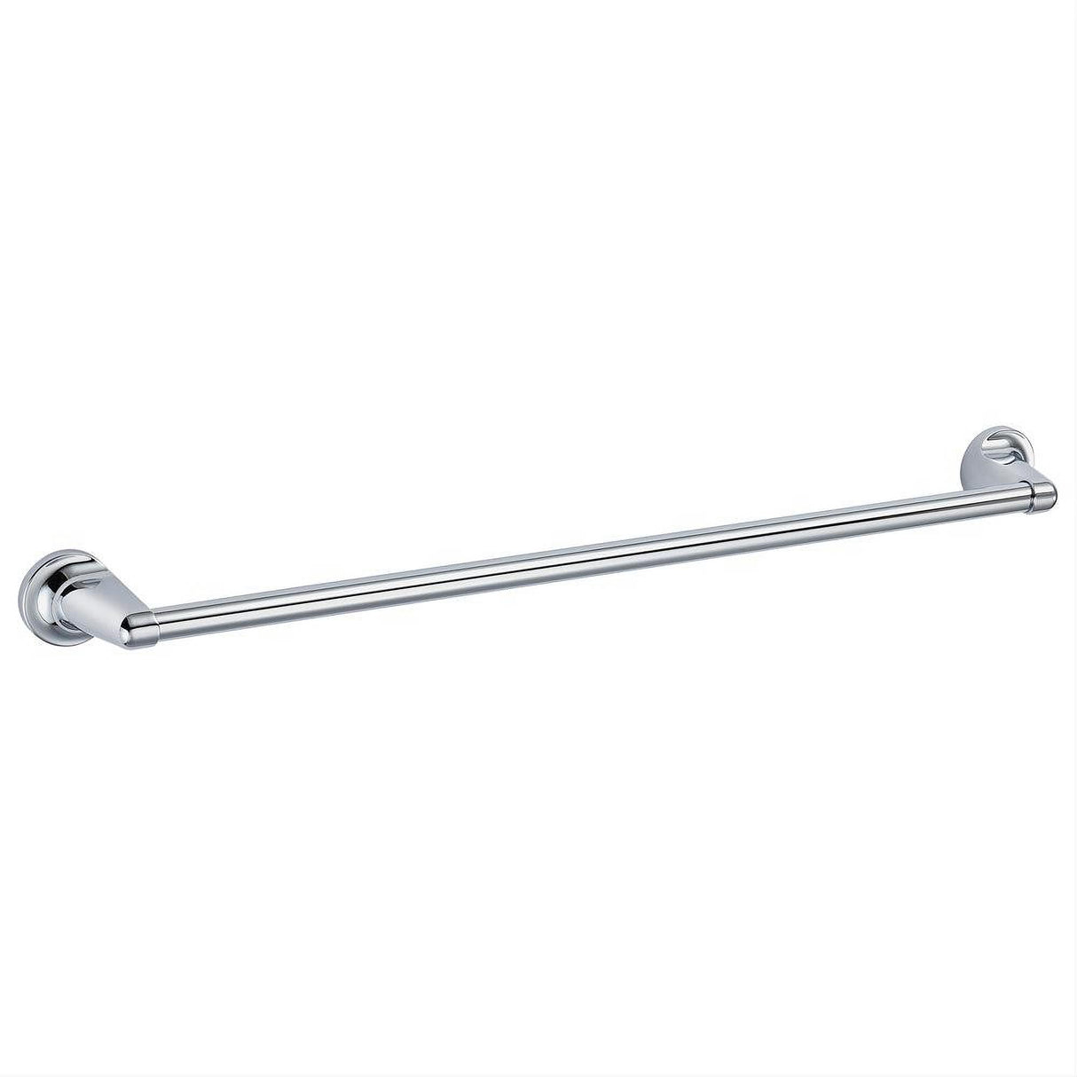 GEO GBA-GD2434-PC 24" x 3/4" Transitional Towel Bar with 2-3/16" Base Polished Chrome