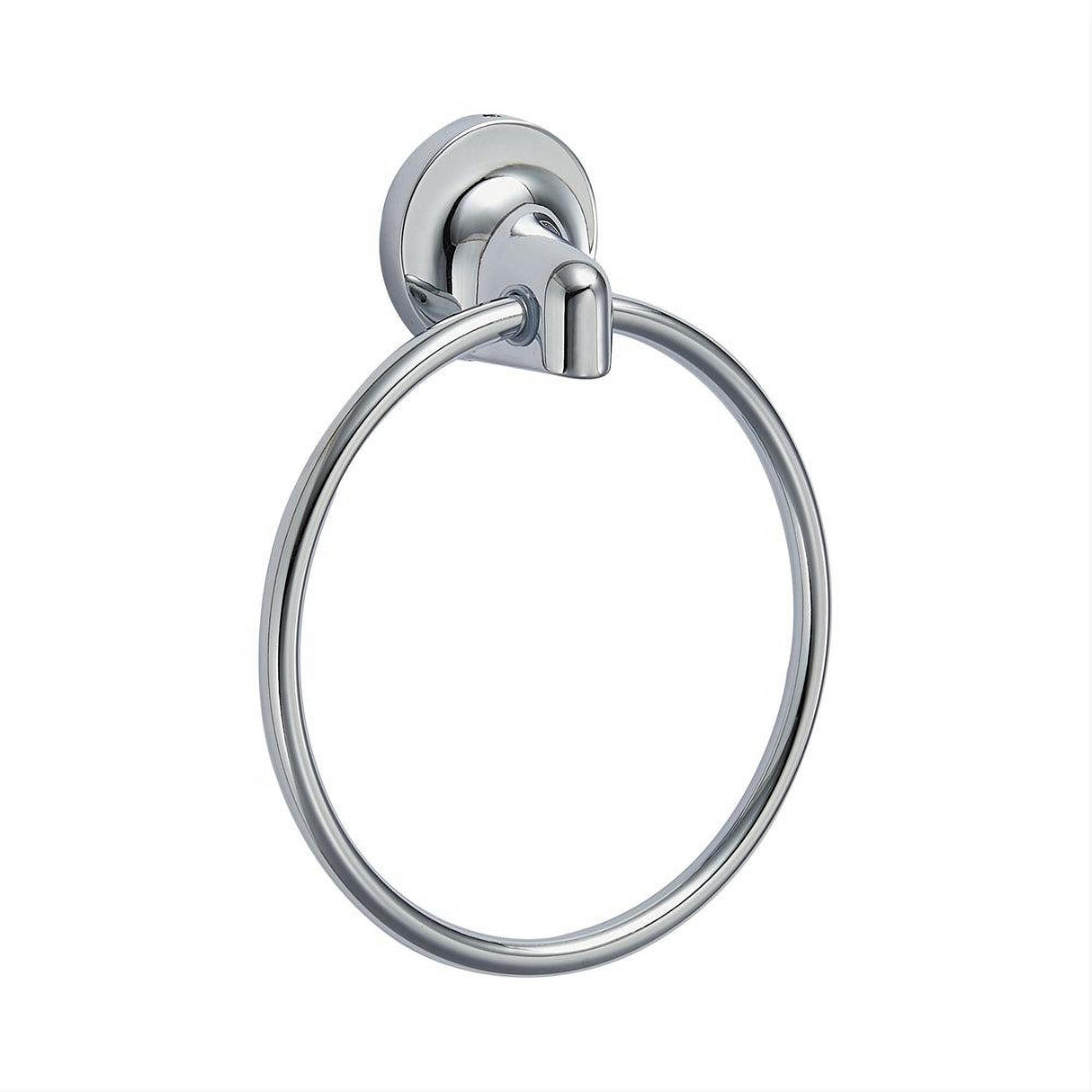 GEO GBA-GDMTR-PC 6" Transitional Metal Towel Ring Polished Chrome