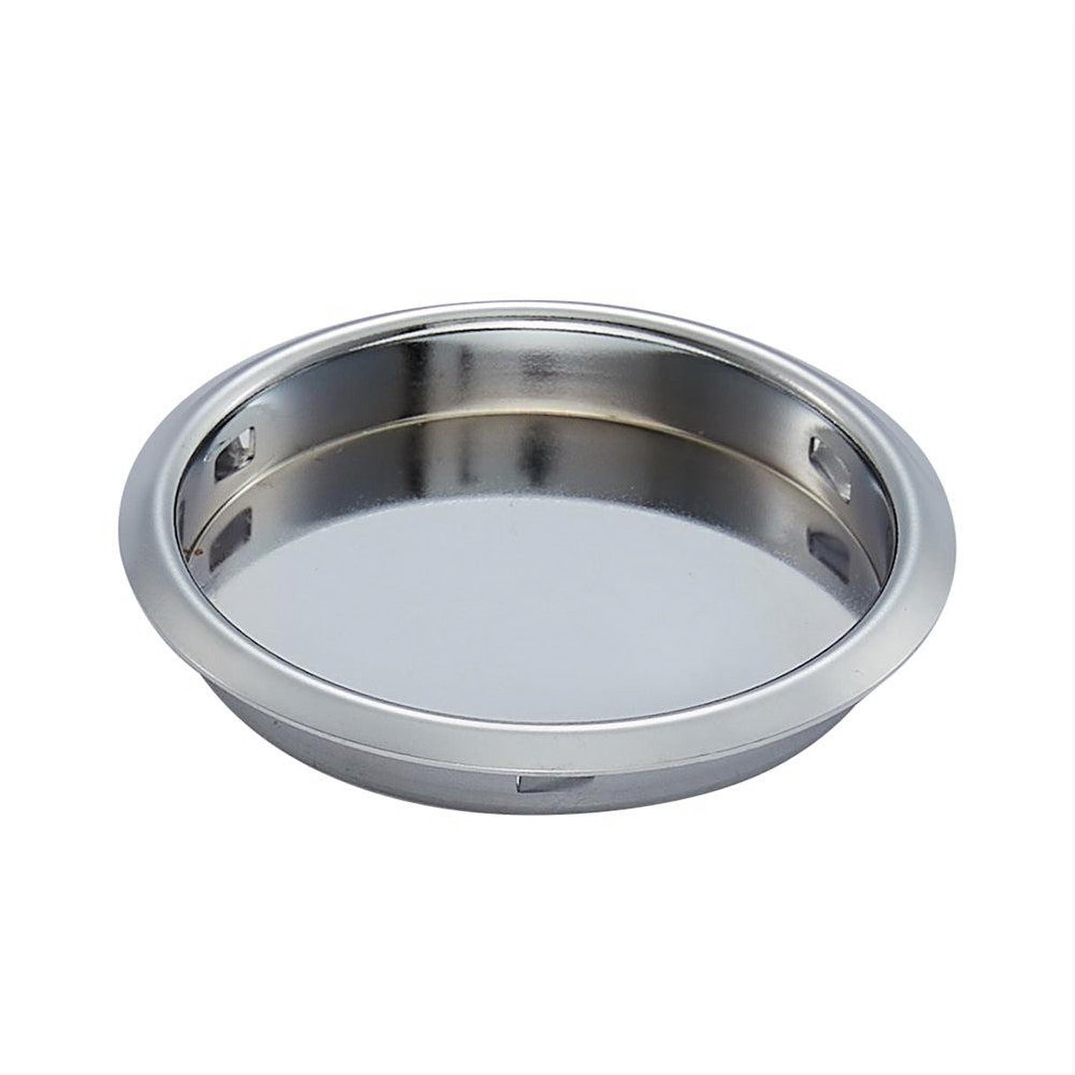 GEO GBH-FP218-PC 2-1/8" Round Finger Pull with Snap In Installation Polished Chrome