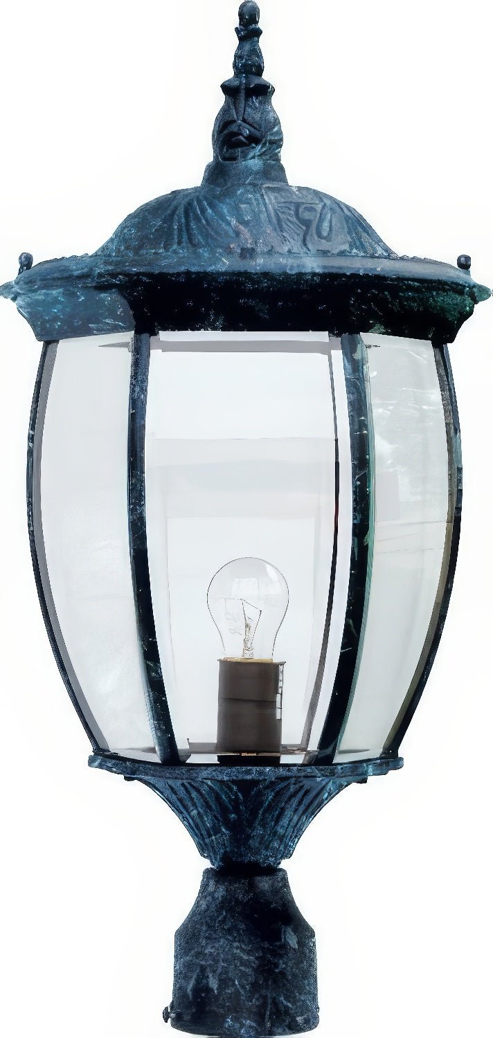 Dabmar Lighting GM102-L9-40K-VG verde green outdoor post light fixture
