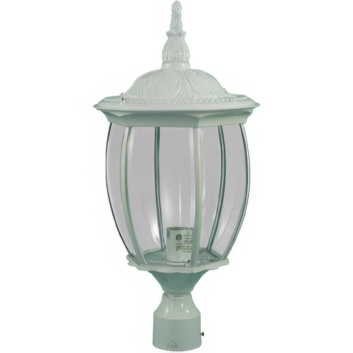 Dabmar Lighting GM102-W white post top light fixture