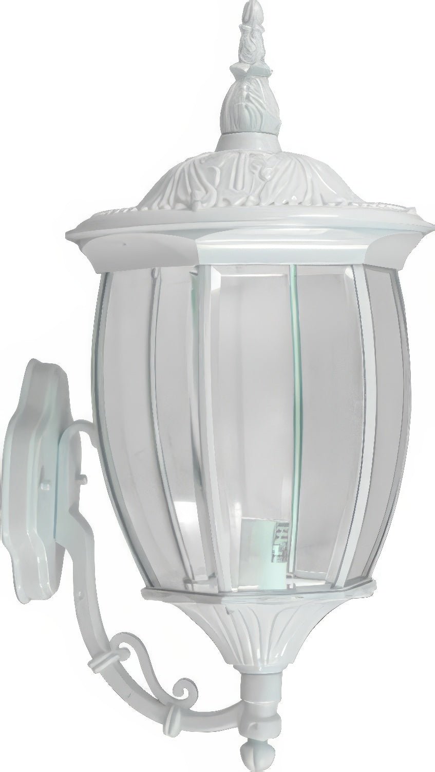 Dabmar Lighting GM105-L9-27K-W white outdoor wall light fixture