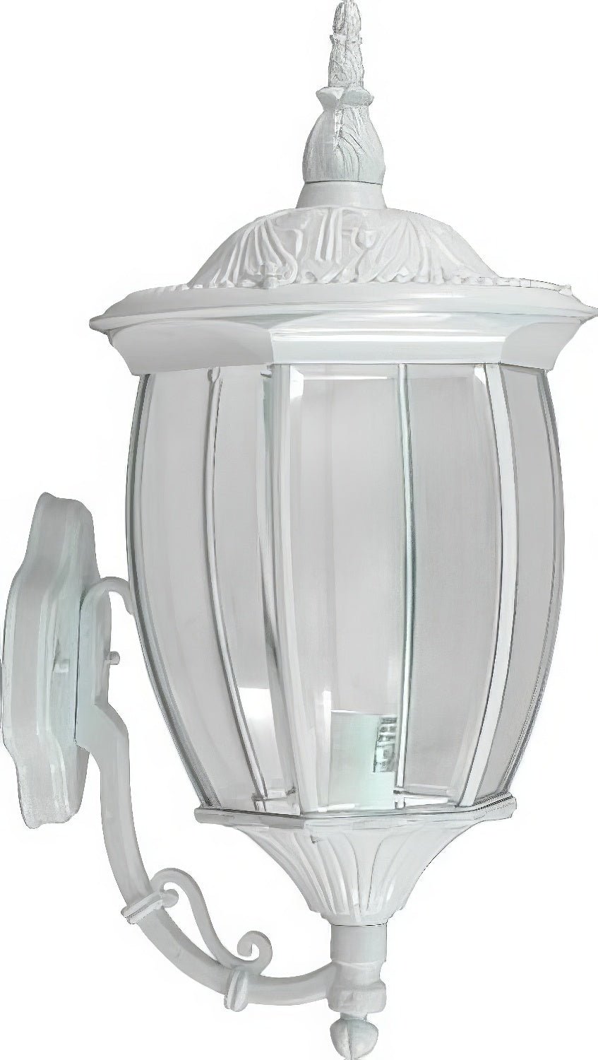 Dabmar Lighting GM105-L9-40K-W white outdoor wall light fixture