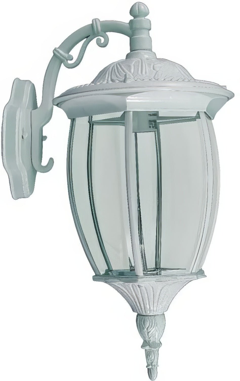 Dabmar Lighting GM106-L6-60K-W white outdoor wall light fixture