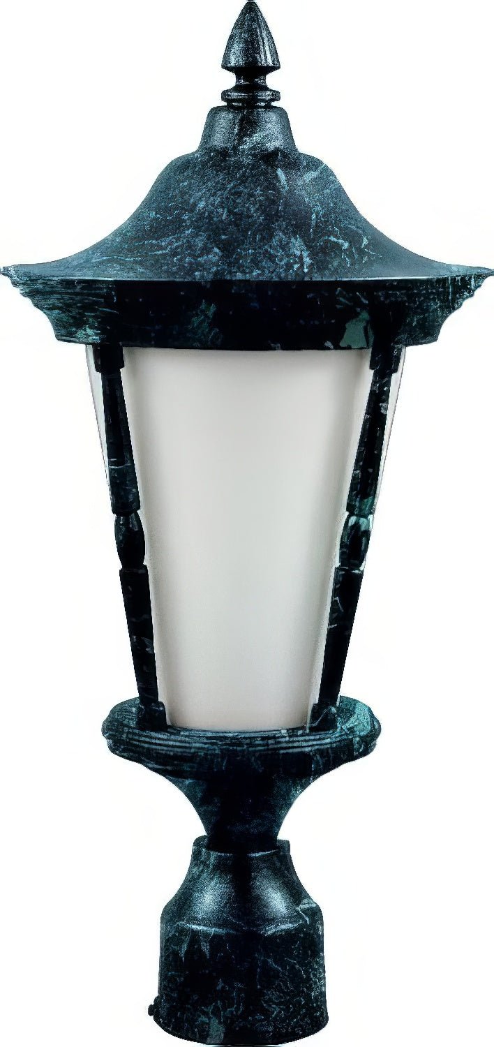 Dabmar Lighting GM112-L9-27K-VG verde green outdoor post light fixture