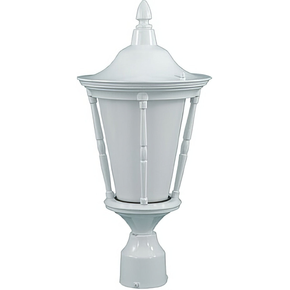 Dabmar Lighting GM112-W white post top light fixture