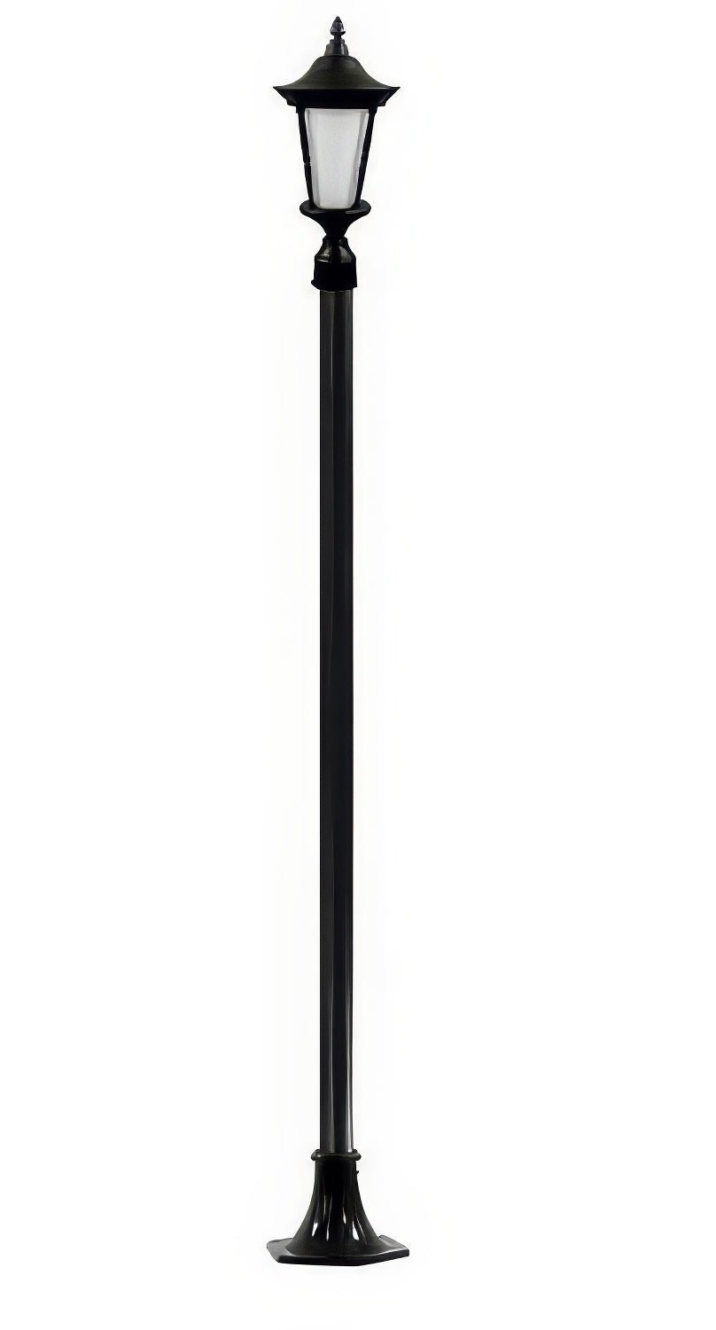 Dabmar Lighting GM1121-L18-30K-B black post light & pole