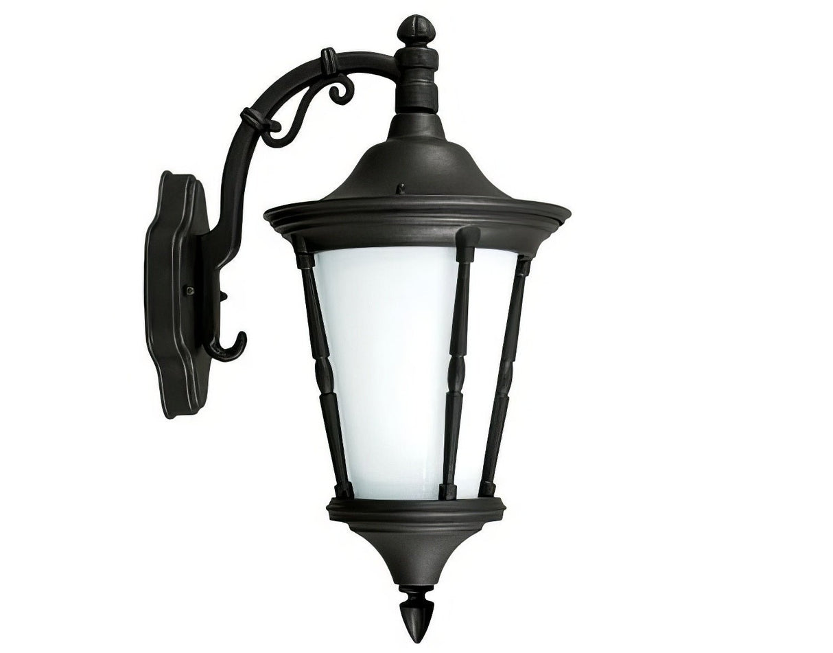 Dabmar Lighting GM116-L18-65K-B black outdoor wall light fixture