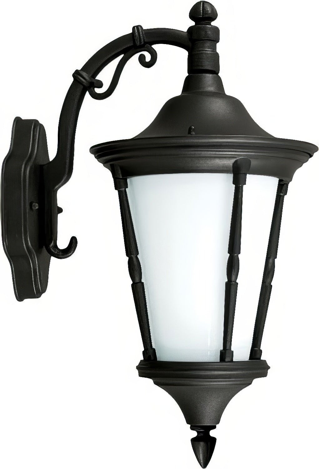 Dabmar Lighting GM116-L6-30K-B black outdoor wall light fixture
