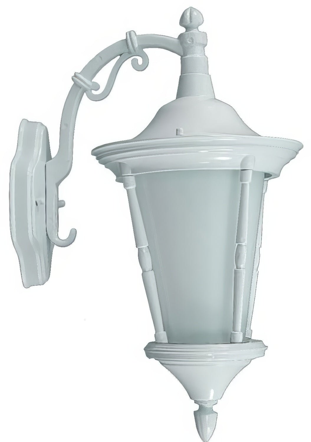 Dabmar Lighting GM116-L6-30K-W white outdoor wall light fixture