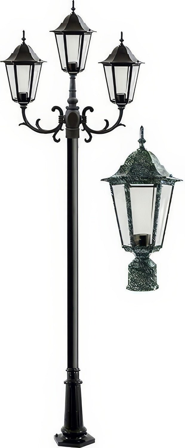 Dabmar Lighting GM1323S-L18-RGBW-VG-FR verde green post light & pole