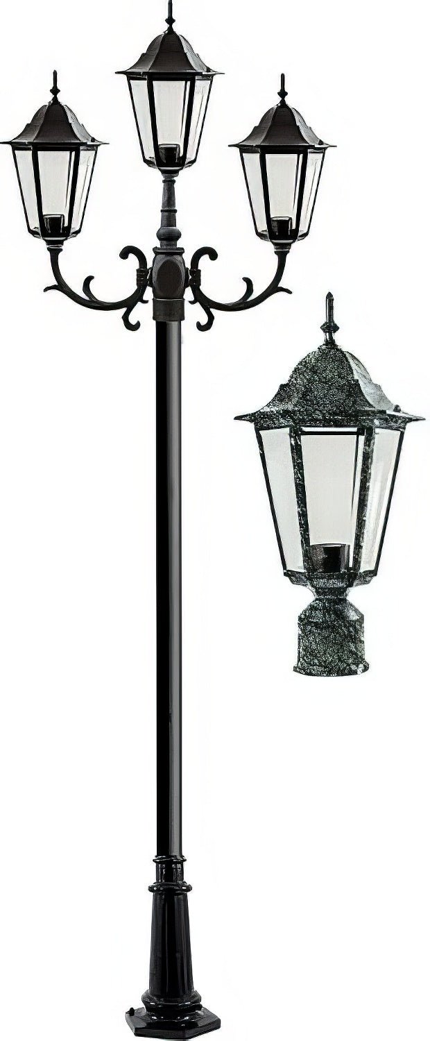 Dabmar Lighting GM1323S-L27-40K-VG-FR verde green post light & pole