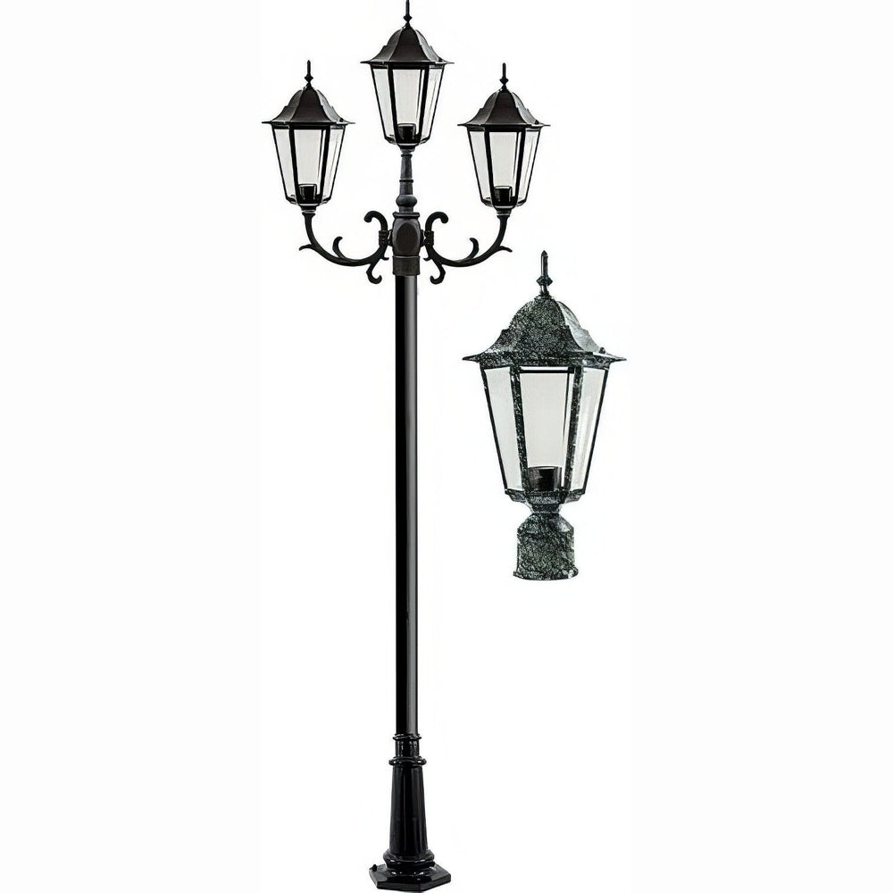 Dabmar Lighting GM1323S-VG-FR verde green post light & pole