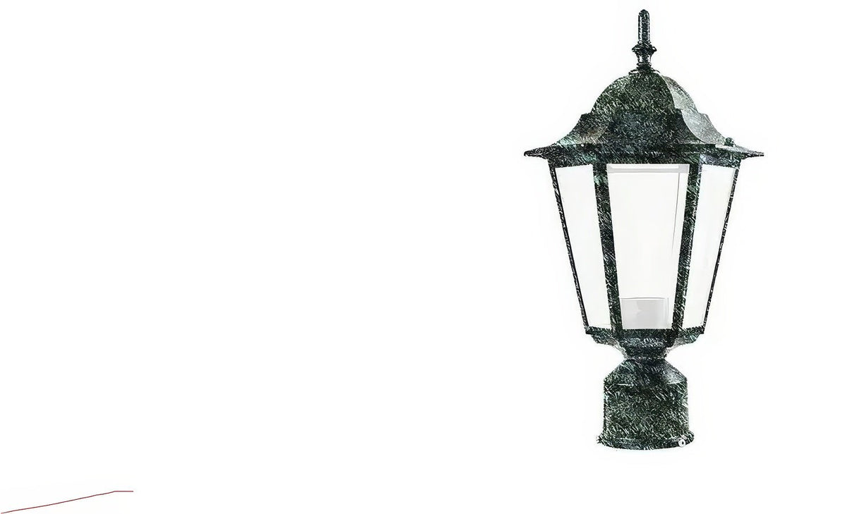 Dabmar Lighting GM132S-L18-65K-VG-FR verde green outdoor post light fixture