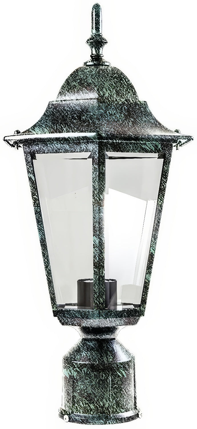 Dabmar Lighting GM132S-L6-RGBW-VG verde green outdoor post light fixture
