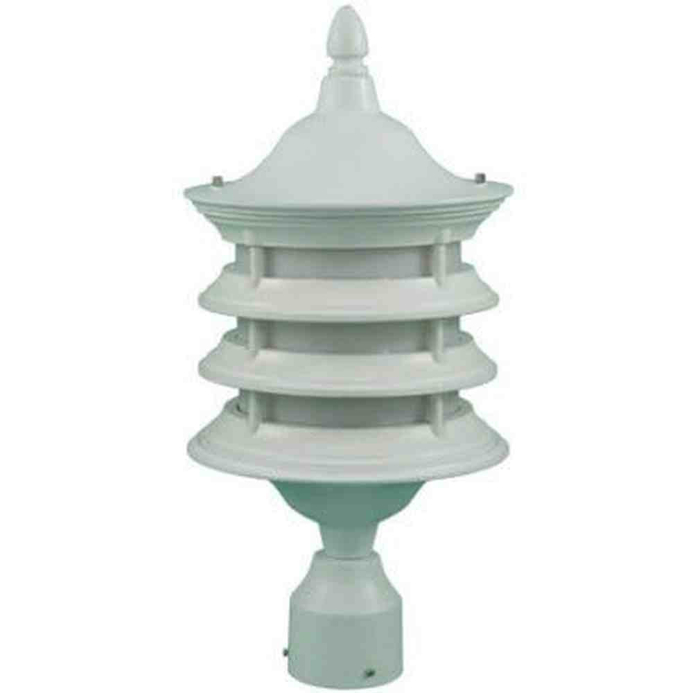 Dabmar Lighting GM1821-L18-30K-W white post light & pole