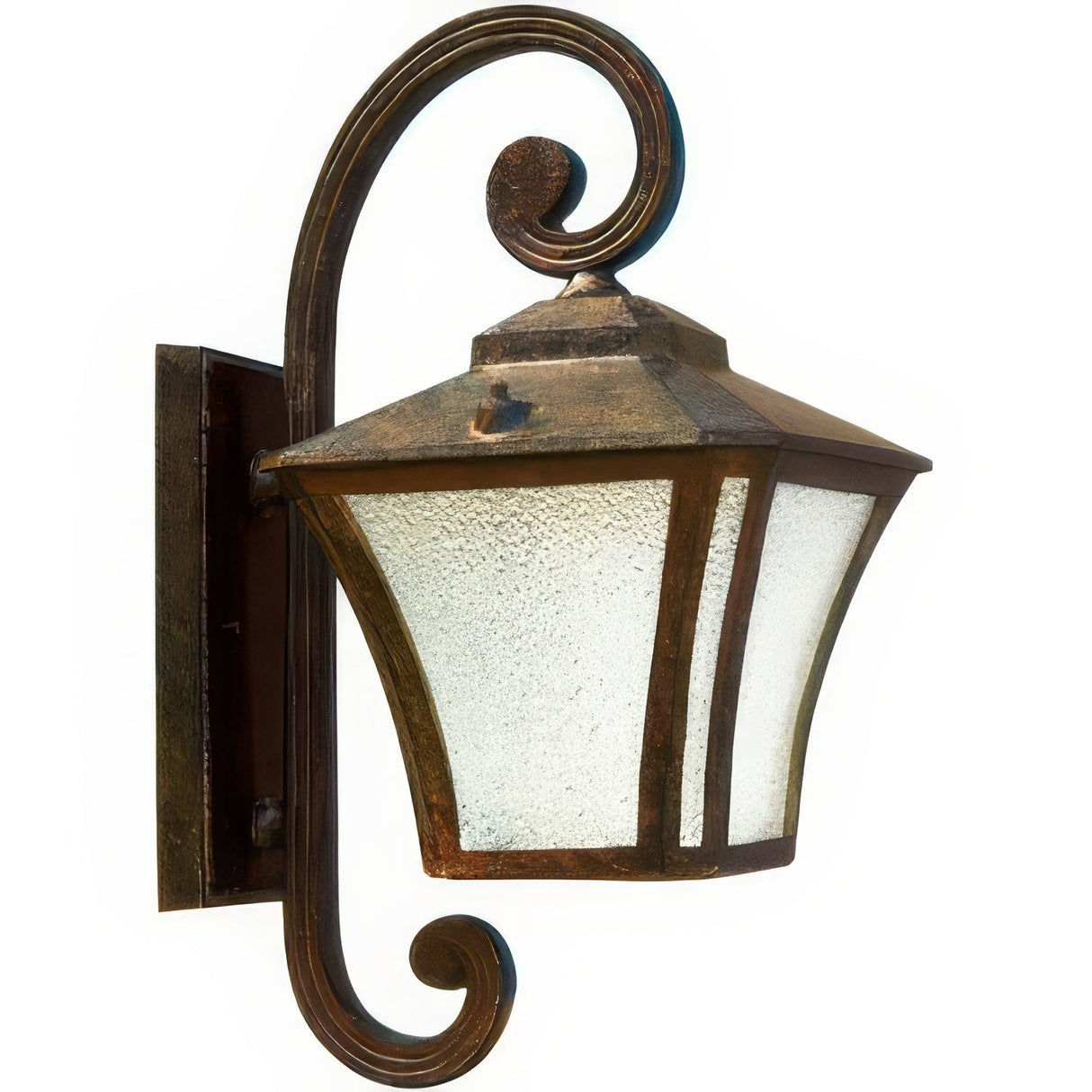 Dabmar Lighting GM210-L18-30K-DBS dark bronze stone outdoor wall light fixture