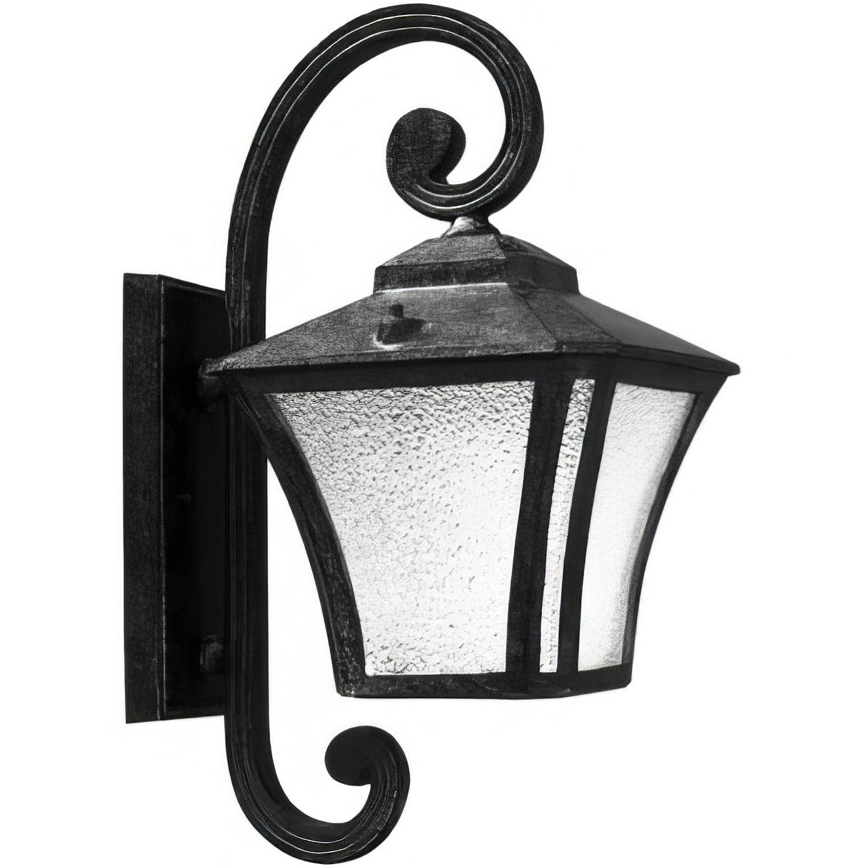 Dabmar Lighting GM210-L18-65K-B black outdoor wall light fixture